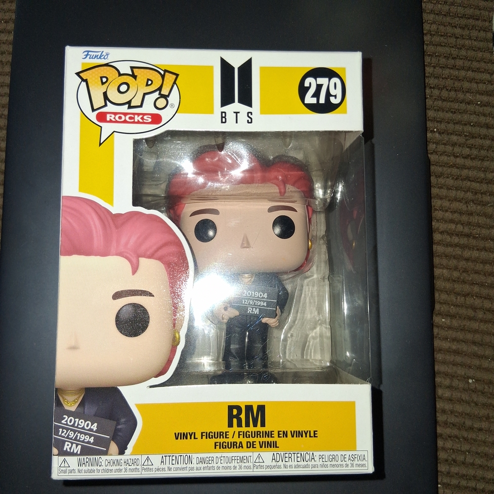 Funko Pop! Rocks BTS RM #279 Pink-Haired Vinyl Figure